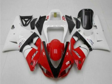 Online Blanco Rojo Negro Carenado Moto Yamaha YZF R1 1998-1999