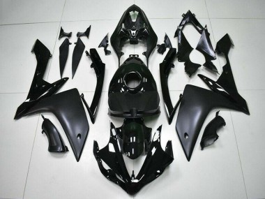 Online Negro Brillante Negro Mate Carenado Moto Yamaha YZF R1 2007-2008