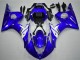Online Azul Blanco Carenado Moto Yamaha YZF R6 2003-2004