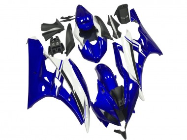 Online Azul Blanco Negro Carenado Moto Yamaha YZF R6 2006-2007
