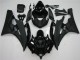 Online Negro Brillante Negro Mate Carenados Moto Yamaha YZF R6 2006-2007