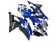 Online Blanco Azul Negro Mate Yamalube Carenado Moto Yamaha YZF R6 2008-2016