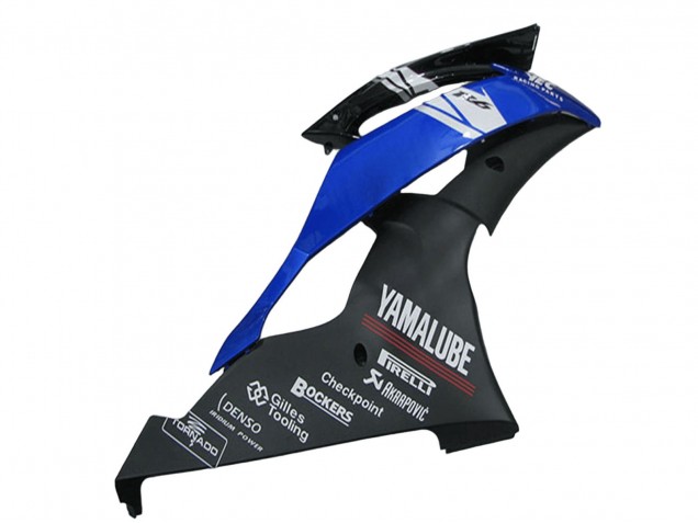 Online Blanco Azul Negro Mate Yamalube Carenado Moto Yamaha YZF R6 2008-2016