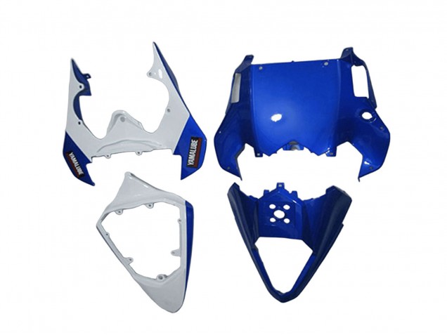 Online Blanco Azul Negro Mate Yamalube Carenado Moto Yamaha YZF R6 2008-2016
