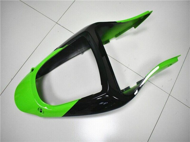 Online Verde Blanco Negro Kits Carenados Moto Kawasaki ZX6R 2000-2002