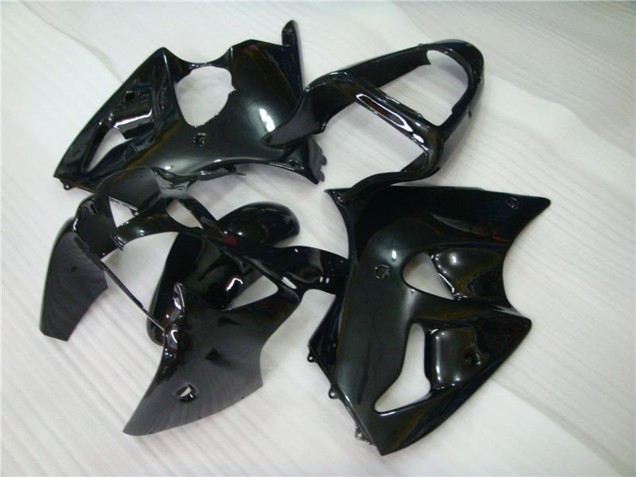 Online Negro Brillante Carenado Moto Kawasaki ZX6R 2000-2002