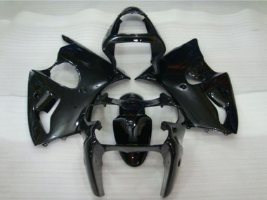 Online Negro Brillante Carenado Moto Kawasaki ZX6R 2000-2002