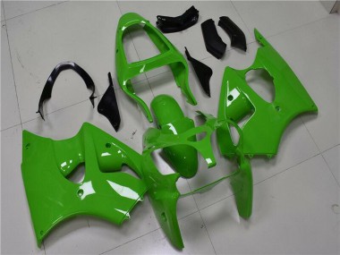 Online Verde Negro Carenado Moto Kawasaki ZX6R 2000-2002