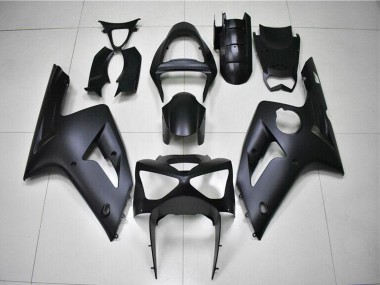 Online Negro Mate Carenado Moto Kawasaki ZX6R 2003-2004