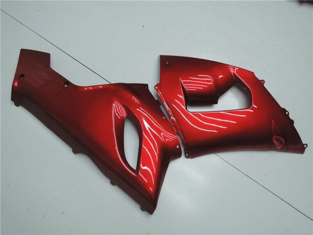 Online Rojo Caramelo Carenado Moto Kawasaki ZX6R 2005-2006
