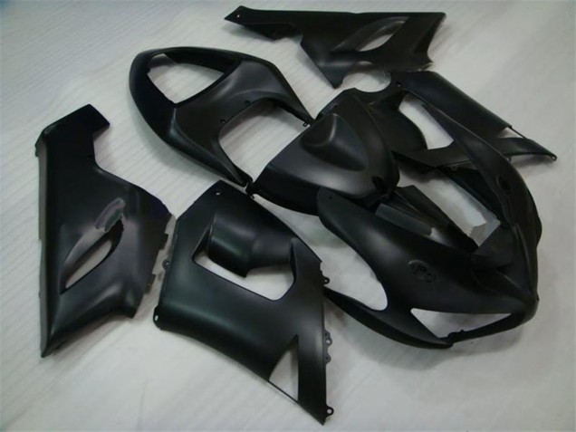 Online Negro Mate Carenado Moto Kawasaki ZX6R 2005-2006