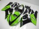 Online Verde Negro Brillante Carenados Moto Kawasaki ZX6R 2005-2006