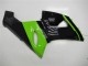 Online Verde Negro Brillante Carenados Moto Kawasaki ZX6R 2005-2006