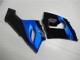 Online Azul Negro Brillante Kits Carenados Moto Kawasaki ZX6R 2005-2006