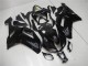 Online Negro Brillante Carenados Moto ABS Kawasaki ZX6R 2007-2008