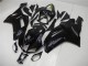 Online Negro Brillante Carenados Moto ABS Kawasaki ZX6R 2007-2008