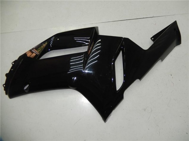 Online Negro Brillante Carenados Moto ABS Kawasaki ZX6R 2007-2008