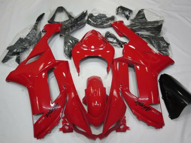 Online Rojo Carenado Moto Kawasaki ZX6R 2007-2008