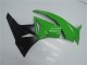 Online Verde Negro Brillante Kits Carenados Moto Kawasaki ZX6R 2009-2012