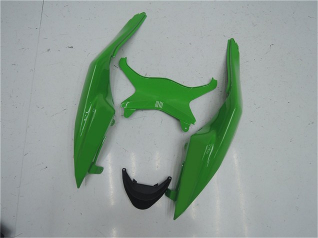 Online Verde Negro Brillante Kits Carenados Moto Kawasaki ZX6R 2009-2012