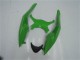 Online Verde Negro Brillante Kits Carenados Moto Kawasaki ZX6R 2009-2012