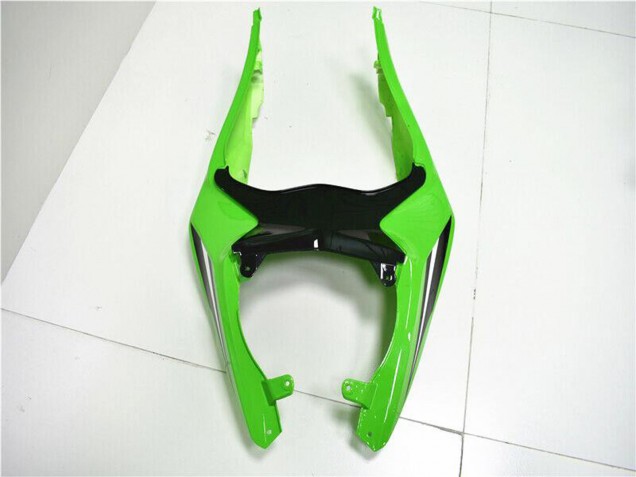 Online Verde Blanco Negro Brillante Carenado Moto Kawasaki ZX6R 2013-2018