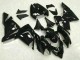 Online Negro Brillante Carenado Moto Kawasaki ZX10R 2004-2005