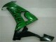 Online Negro Brillante Verde Llama Carenado Moto Kawasaki ZX10R 2008-2010