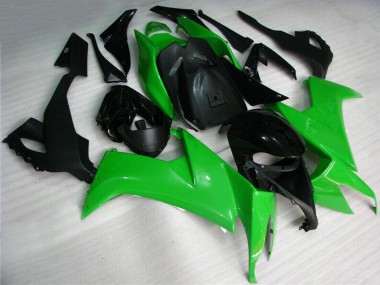 Online Verde Negro Kits Carenados Moto Kawasaki ZX10R 2008-2010