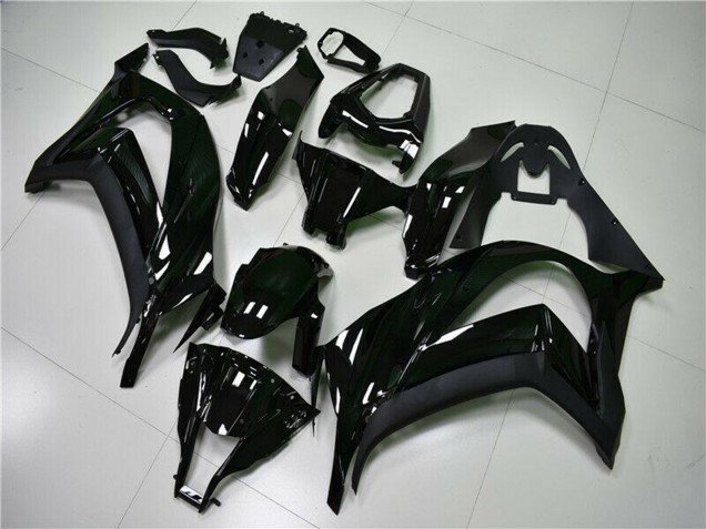 Online Negro Brillante Carenado Moto Kawasaki ZX10R 2011-2015