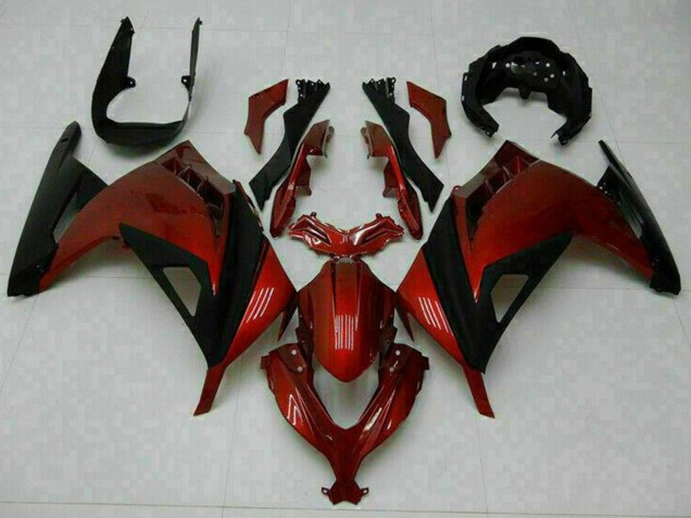 Online Rojo Negro Carenado Moto Kawasaki Ninja 300 EX300R 2013-2024
