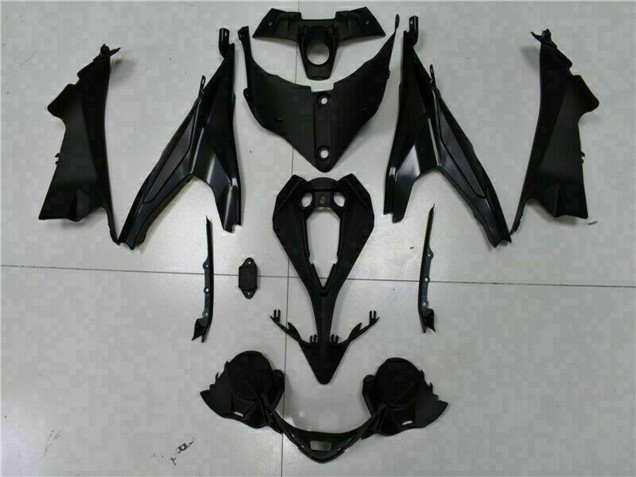 Online Negro Mate Rojo Raya Carenado Moto Kawasaki EX650 2009-2011