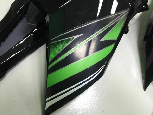 Online Verde Negro Brillante Carenados Moto Kawasaki Z800 2013-2018