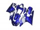 Online Azul Blanco Carenados Moto Yamaha YZF R1 2000-2001