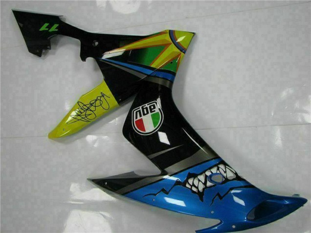 Online Azul Amarillo Tiburón Carenado Moto Yamaha YZF R1 2004-2006
