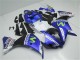 Online Azul Blanco Negro Verde MoviStar Yamalube ENEOS Carenado Moto Yamaha YZF R1 2012-2014