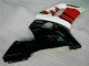 Online Blanco Rojo Negro Brillante Carenados Moto Yamaha YZF R6 1998-2002
