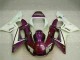 Online Blanco Púrpura Carenado Moto Yamaha YZF R6 1998-2002
