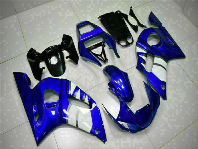 Online Azul Blanco Carenado Moto Yamaha YZF R6 1998-2002