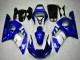 Online Azul Blanco Carenado Moto Yamaha YZF R6 1998-2002