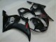 Online Negro Brillante Negro Mate Rojo Calcomanías Carenado Moto Yamaha YZF R6 2003-2004