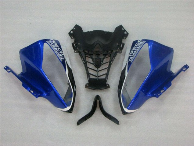 Online Blanco Azul Negro ENEOS Semakin Didepan Carenado Moto Yamaha YZF R6 2008-2016