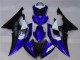 Online Blanco Azul Negro Mate Carenado Moto Yamaha YZF R6 2008-2016