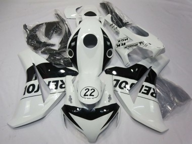 Online Blanco Negro Brillante Repsol 22 Carenado Moto Honda CBR1000RR 2008-2011