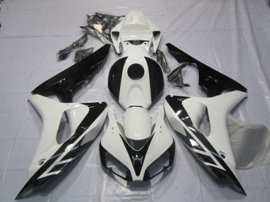 Online Blanco Negro Brillante OEM Estilo No Calcomanías Carenado Moto Honda CBR1000RR 2006-2007