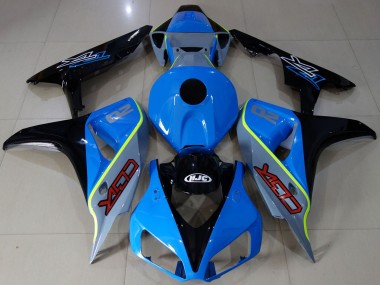 Online Azul Amarillo Negro Brillante CBR Carenado Moto Honda CBR1000RR 2006-2007