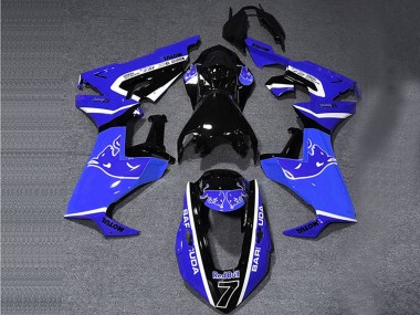 Online Azul Blanco Negro Brillante Toro Carenado Moto Honda CBR1000RR 2017-2023