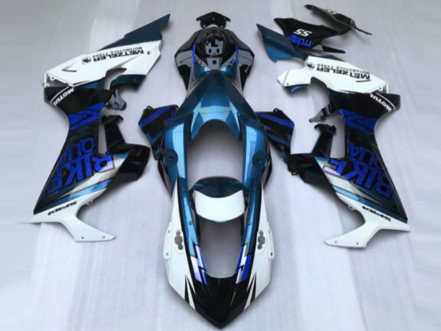 Online Blanco Azul Negro Brillante Carenados Moto Honda CBR1000RR 2017-2023