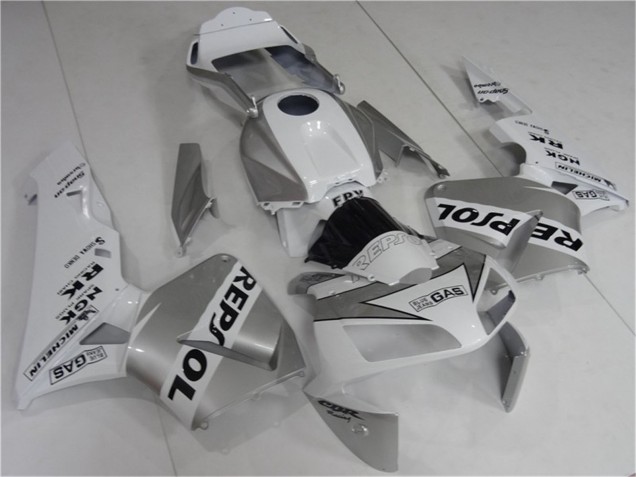 Online Blanco Plata Negro Repsol Carenados Moto Honda CBR600RR 2003-2004