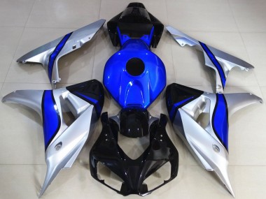 Online Plata Azul Negro Brillante Carenado Moto Honda CBR1000RR 2006-2007